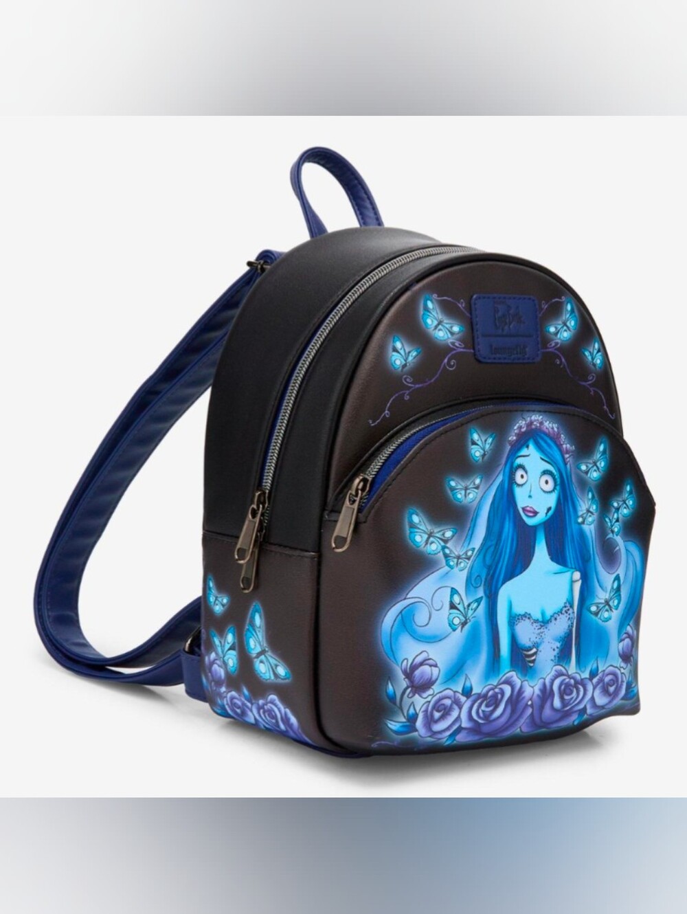 Loungefly The Corpse Bride Emily Butterfly Mini Backpack & Loungefly Pin Set NEW - Picture 4 of 14